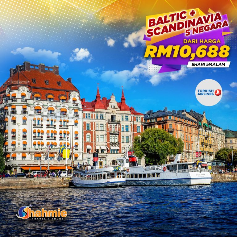 Scandinavia + Baltic 5 Negara 8H5M dari RM10,688