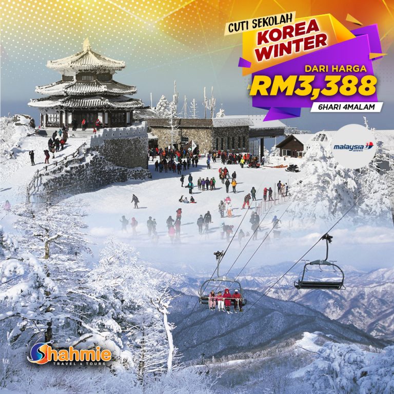 Korea Winter (Cuti Sekolah) 6H4M dari RM3388