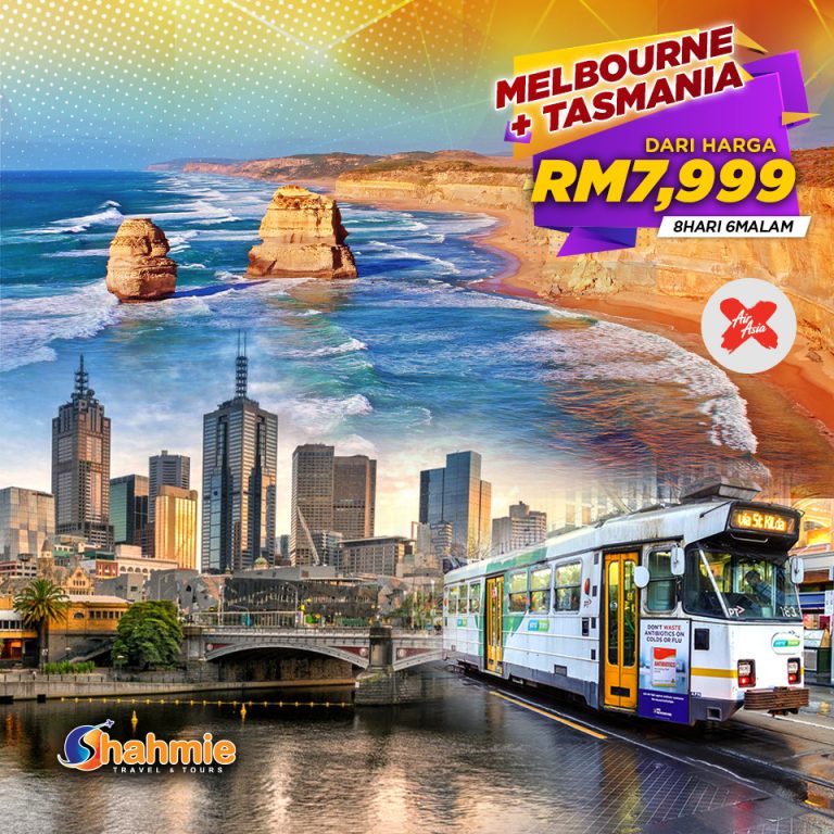 Tasmania + Melbourne 8H6M dari RM7999