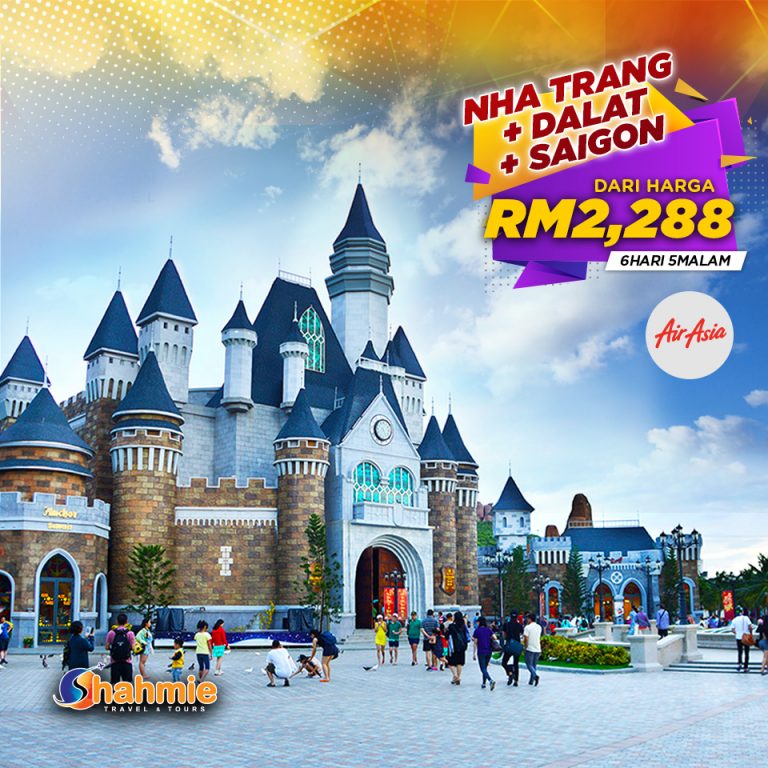 Nha Trang + Dalat + Saigon 6H5M dari RM2288