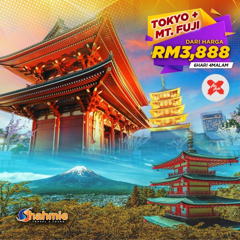 Tokyo + Mt Fuji 6H4M dari RM3888